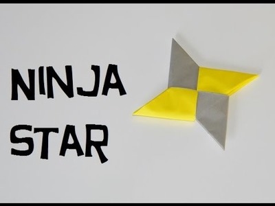 How to make a Paper Ninja Star (Easy Steps)