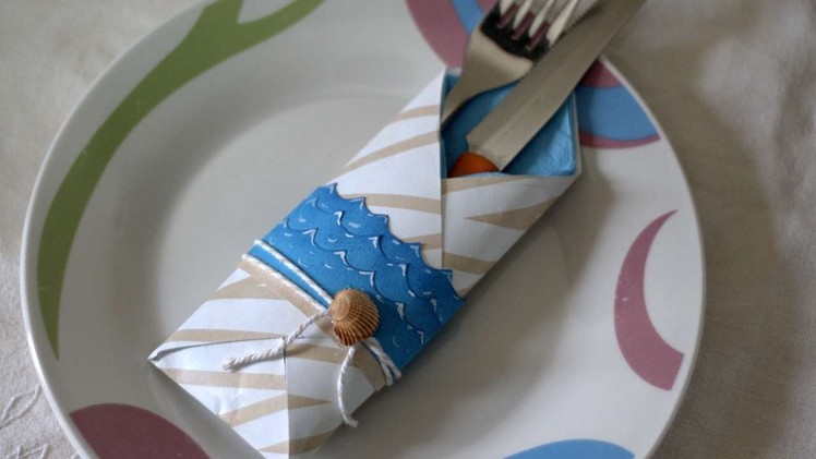 How To Make A Summer Cutlery Holder - DIY Home Tutorial - Guidecentral