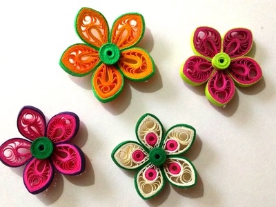 How To Make Beautiful Flower Using Paper Art Quilling