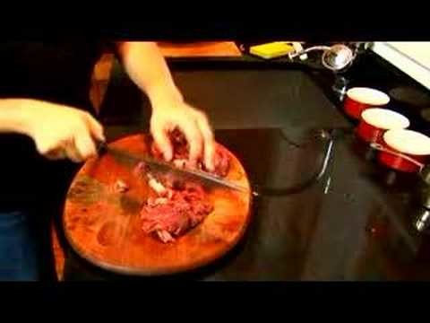 How to Make Korean Bulgogi : Slicing Meat for Korean Bulgogi