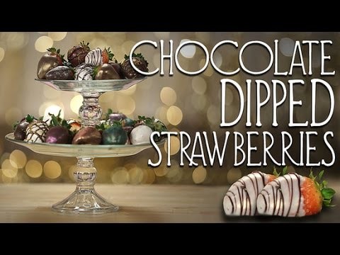 How to Make Metallic Chocolate-Covered Strawberries