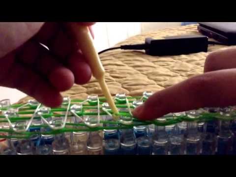 How to make waterfall bracelet rainbow loom (DIY)
