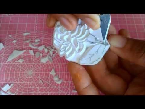 Jasmine flower | Hand carved stamp tutorial
