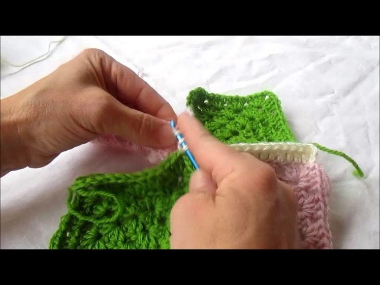 Join Afghan Motifs with Double Crochet