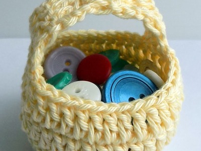 Make a Crocheted Small Basket - DIY Crafts - Guidecentral