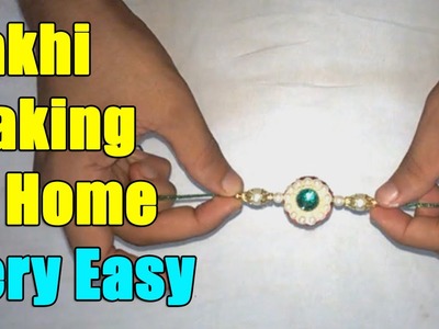 Make rakhi at home - DIY | Very Easy and Instant