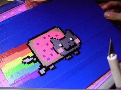 Nyan Cat Time Lapse!