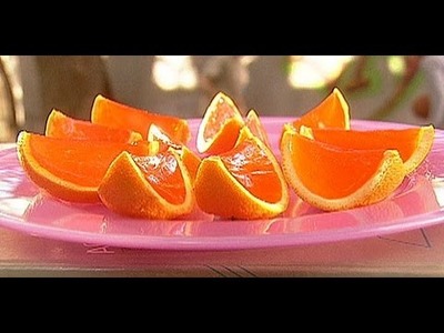 Orange Wedge Jello Shots - RECIPE