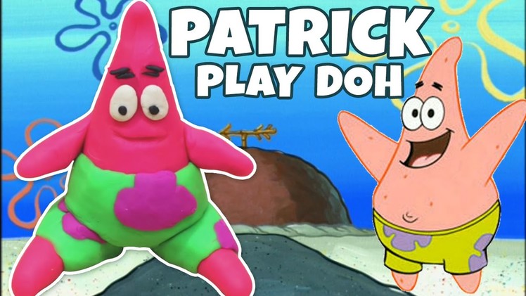 Play Doh Patrick Star from Spongebob Squarepants | DIY Popular Play Doh Creation | Hooplakidz How To