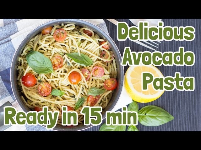 Quick and Creamy Avocado Pasta | Hurry The Food Up