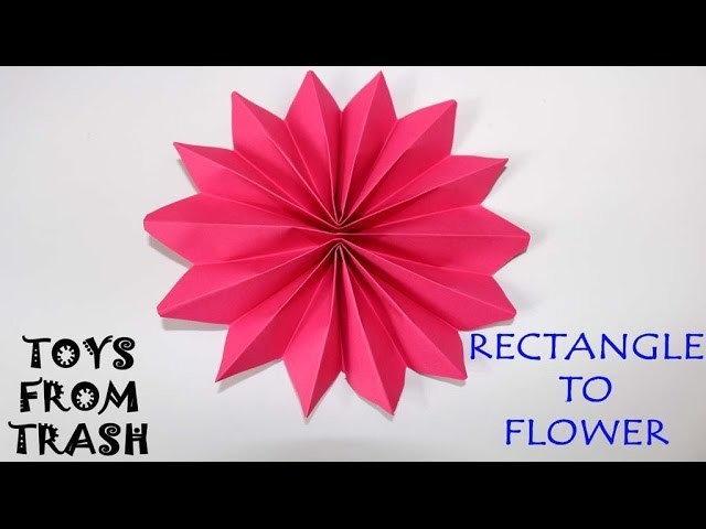Rectangle to Flower | Kannada | Fun with Paper