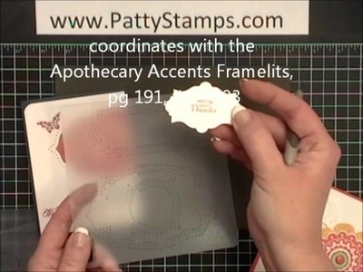 Stampin Up! Paper Piercing pack tutorial