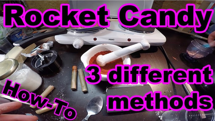 Sugar rocket propellant: 3 methods to make rocket candy [DIY]