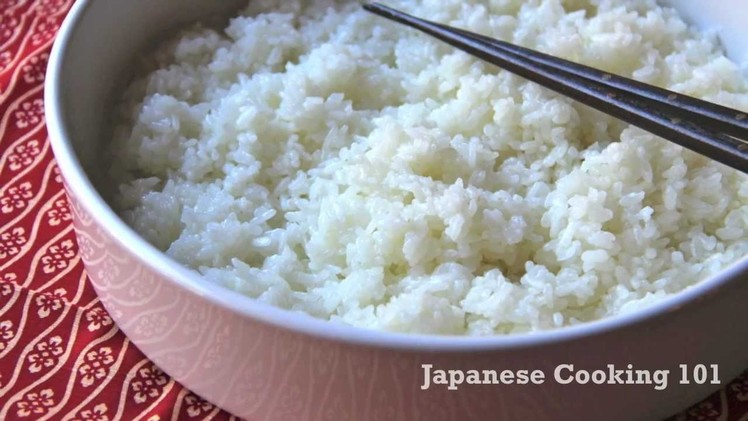 Sushi Rice Recipe - Japanese Cooking 101