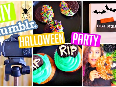Throw a DIY Halloween Party! | DIY Treats, Photo Booth & Inspiration!