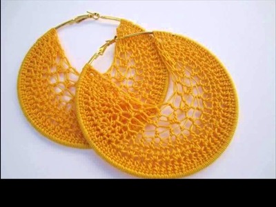 Wire crochet earrings tutorial
