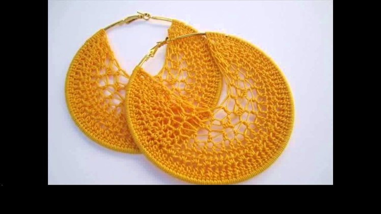 Wire crochet earrings tutorial