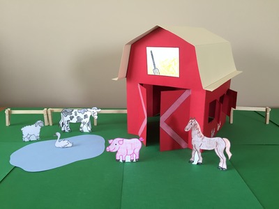3D Paper Barn Project
