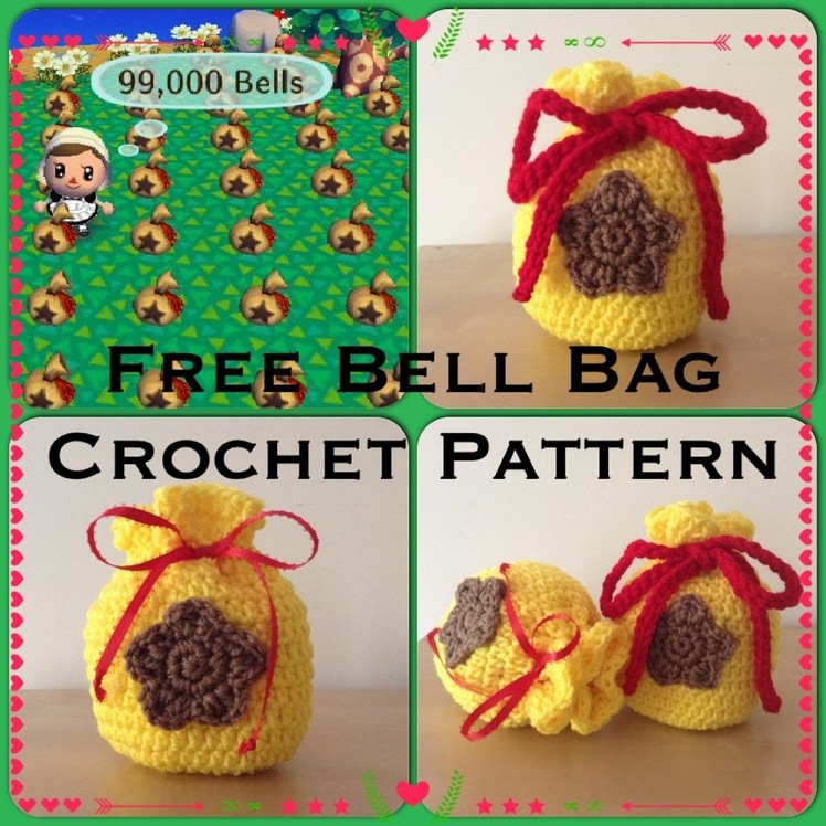 Bell Bag Crochet Tutorial ~ Animal Crossing Inspired