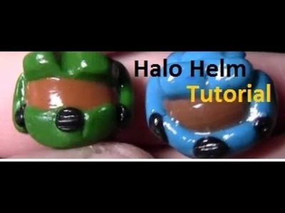 Clay Halo Helmet Charm- Tutorial
