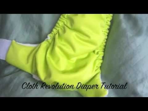 Cloth Revolution Pocket Diaper Tutorial with Velcro