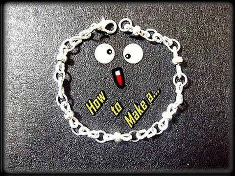 Como Hacer Cadena.Pulsera en Alambre.How to make a wire chain.bracelet - By Puntoy Alambre
