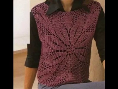 Crochet blouse - Ganchillo Blusa - Crochê Blusa