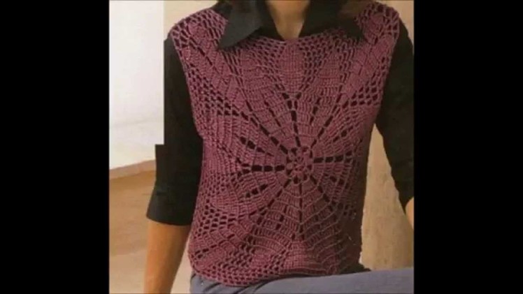 Crochet blouse - Ganchillo Blusa - Crochê Blusa