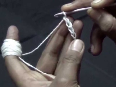 Crochet Slip Knot and Basic Chain - For absolute beginners - Learn Basic Crochet Tutorial