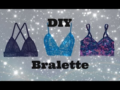 DIY  Bralette,  Sewing project for beginners