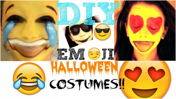 DIY Emoji Halloween Costumes!