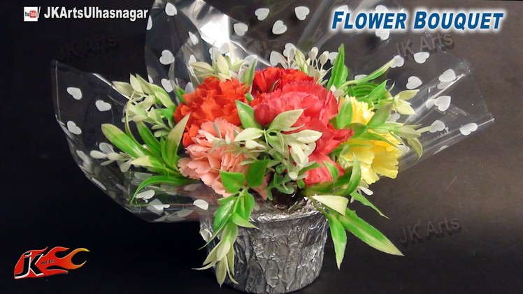 DIY Flower Bouquet | How to Make | Gift Idea | JK Arts 629