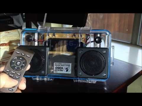 DIY Hacked Clock Radio Mini Pelican 1060 BoomBox w.Bluetooth!