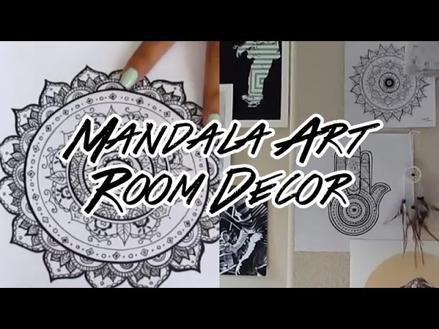 DIY Mandala Room Decor! (Boho Wall Art)