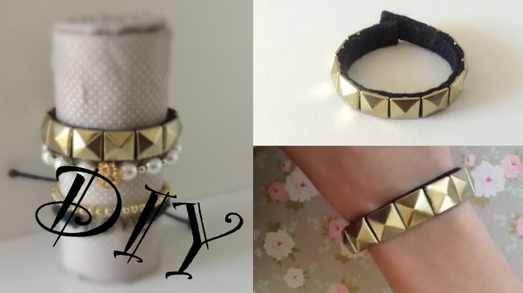 DIY Studded Bracelet