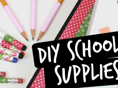 Easy DIY Ways to Decorate Your School Supplies