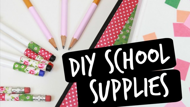 Easy DIY Ways to Decorate Your School Supplies