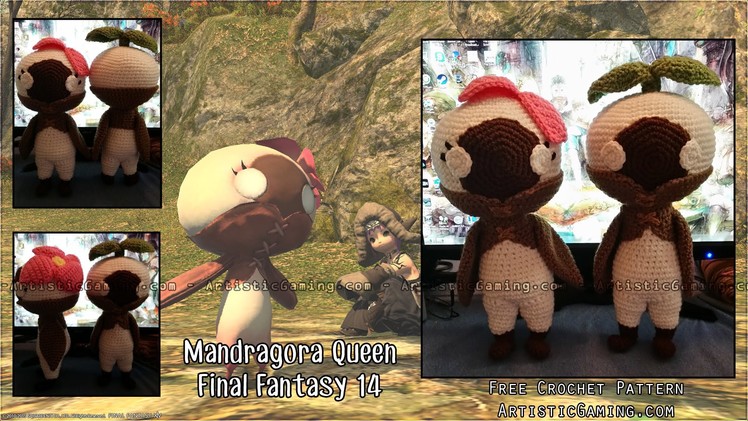 Final Fantasy Mandragora Queen Free Crochet Pattern