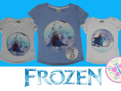 FROZEN DIY T-SHIRT | Anna and Elsa Princess Inspired | Disney Movie by The Mini Maker Sisters