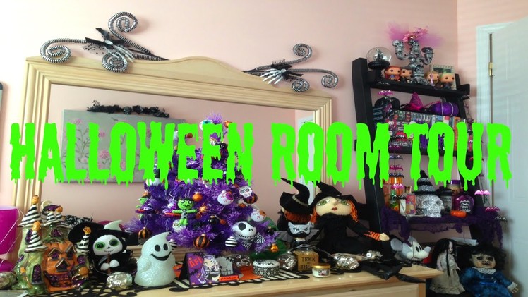 Halloween Decor Room Tour 2015 | Halloween Craft Series #3