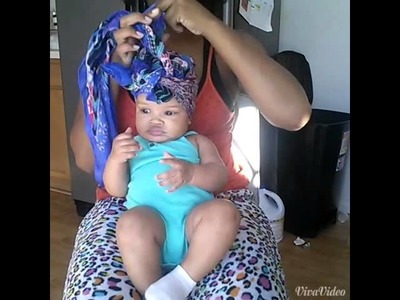 Headwrap on baby 2