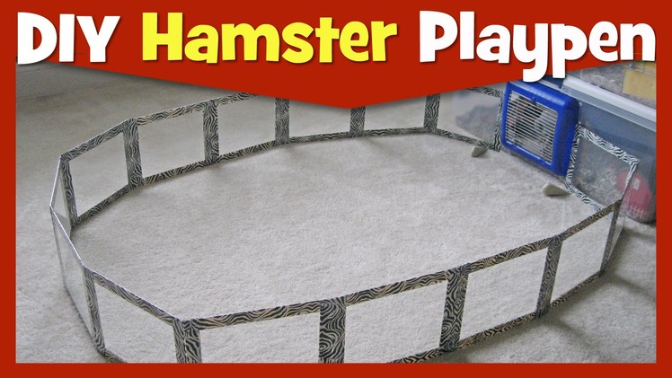 Homemade Hamster Playpen by HAMMY TIME
