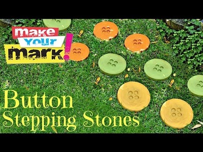 How to: Button Stepping Stones DIY