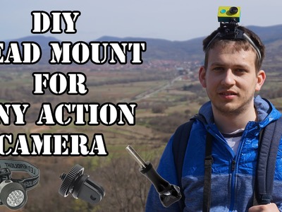How to create DIY Head mount for action camera GoPro, SJCAM, Xiaomi Yi