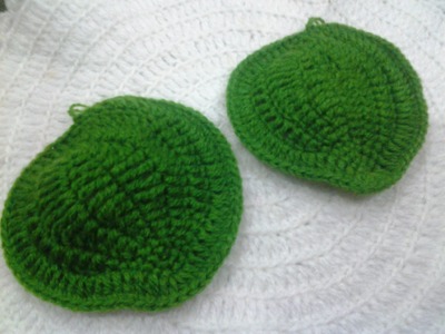 How to Crochet Big Leaf?. . .Merajut Daun