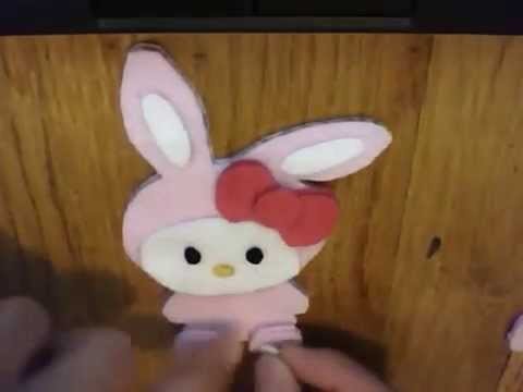 How to make a Bunny Hello Kitty plush tutorial