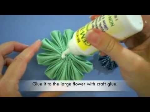 How to Make a Pleated Petal Kanzashi