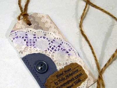 How To Make A Vintage Style Gift Tag - DIY Crafts Tutorial - Guidecentral