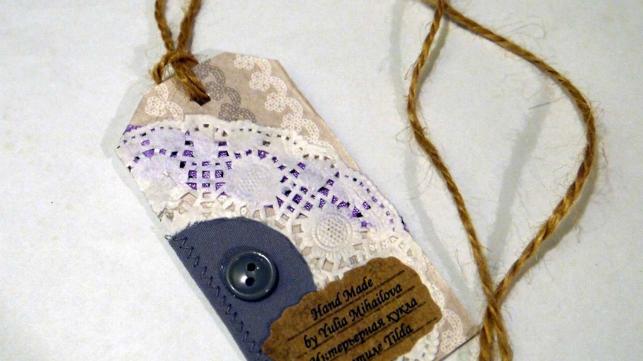 How To Make A Vintage Style Gift Tag - DIY Crafts Tutorial - Guidecentral