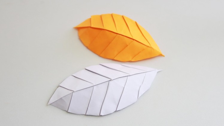 How to make an origami leaf (Henry Phạm)